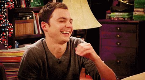 sheldon gif|sheldon laughing gif.